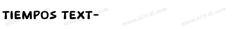 Tiempos text字体转换